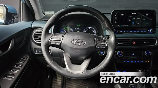 Hyundai Kona Hybrid 2020 Небесно-голубой из Кореи, фото 3