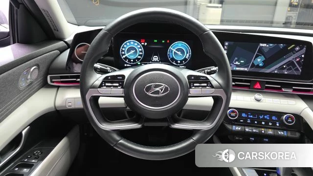 Hyundai Avante Hybrid (CN7) 2021 Серый из Кореи, фото 3