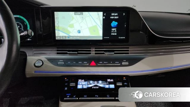 Hyundai The New Grandeur IG Hybrid 2022 Белый из Кореи, фото 3
