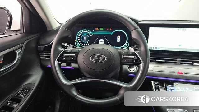 Hyundai The New Grandeur IG Hybrid 2021 Белый из Кореи, фото 3