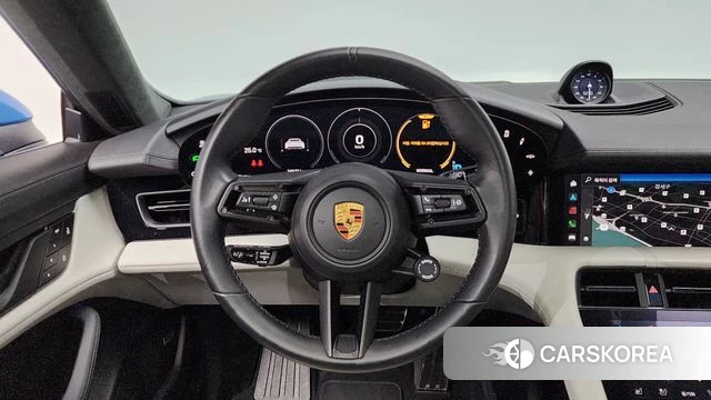 Porsche Taycan 2022 Синий из Кореи, фото 3