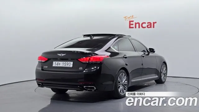 Genesis G80 2018 Черный из Кореи, фото 3