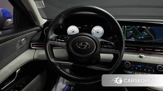 Hyundai Avante Hybrid (CN7) 2021 Синий из Кореи, фото 3