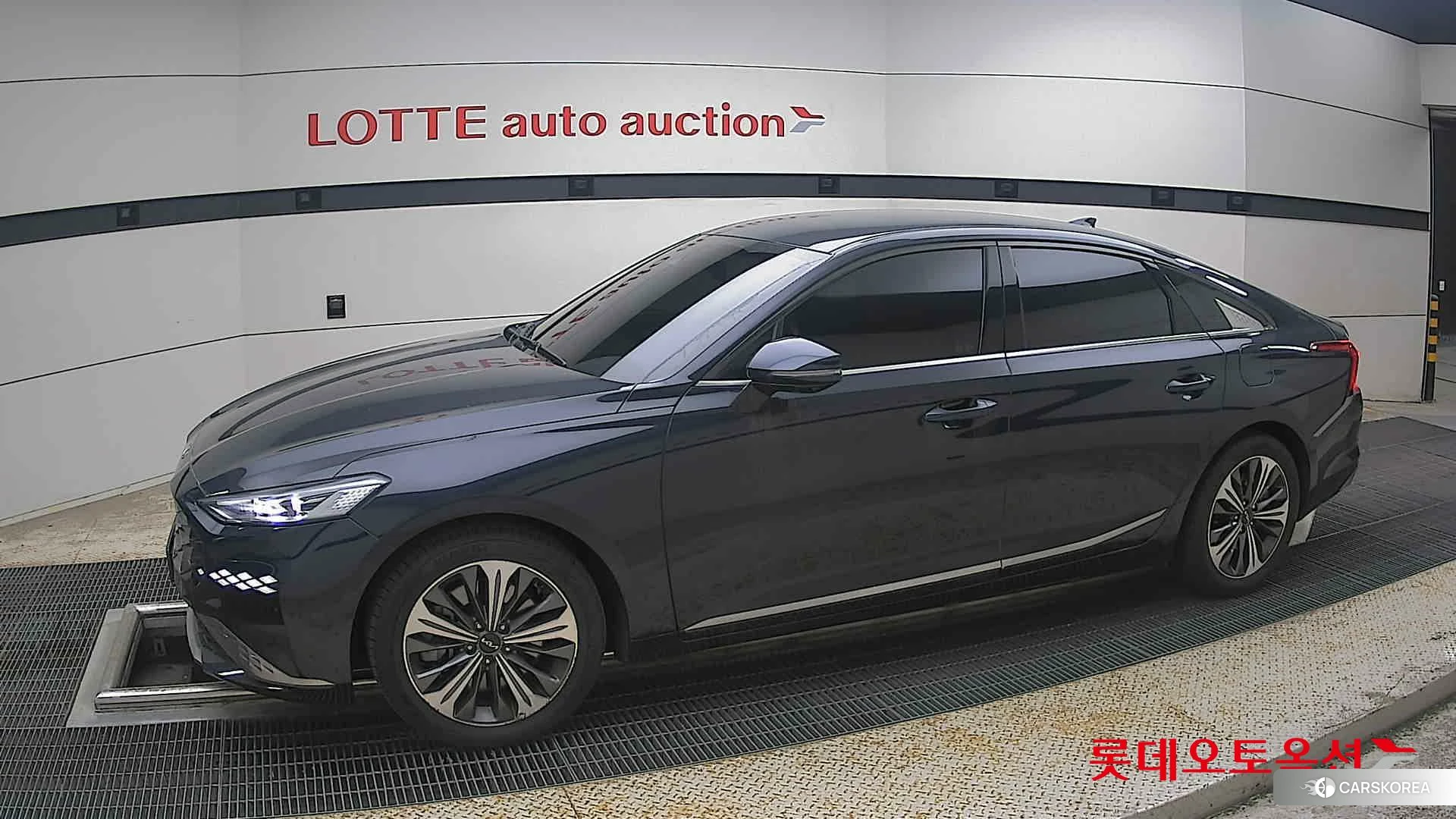 Kia K8 2022 Gravity Blue из Кореи, фото 3