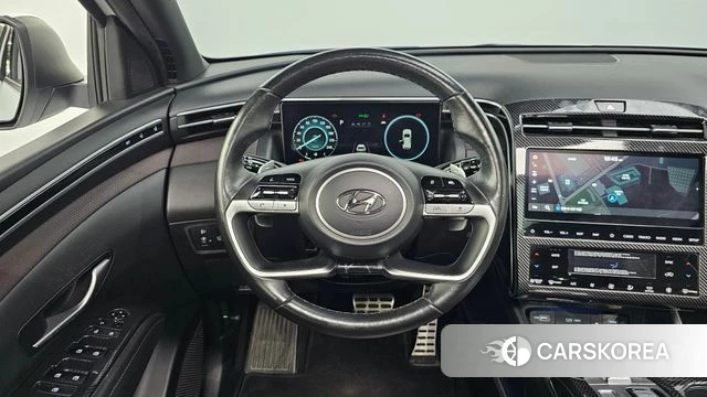 Hyundai Tucson Hybrid (NX4) 2021 Белый из Кореи, фото 3