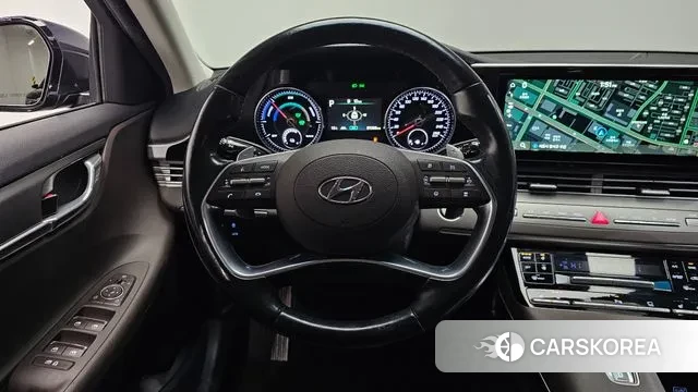 Hyundai The New Grandeur IG Hybrid 2021 Синий из Кореи, фото 3