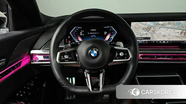 BMW 7 Series (G70) 2022 Черный из Кореи, фото 3