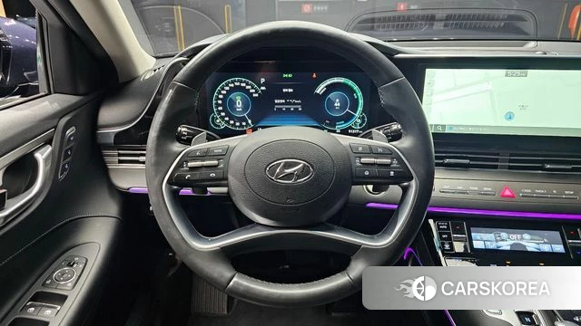 Hyundai The New Grandeur IG Hybrid 2021 Синий из Кореи, фото 3