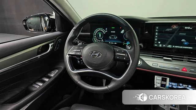 Hyundai The New Grandeur IG Hybrid 2020 Черный из Кореи, фото 3