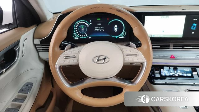Hyundai The New Grandeur IG Hybrid 2021 Белый из Кореи, фото 3