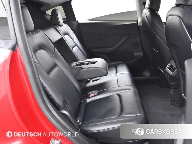Tesla Model Y 2021 Красный из Кореи, фото 3