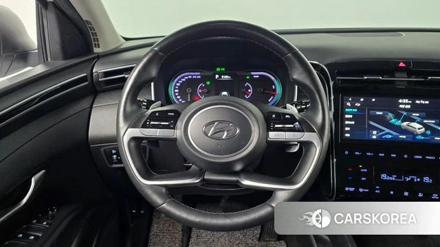 Hyundai Tucson Hybrid (NX4) 2021 Белый из Кореи, фото 3