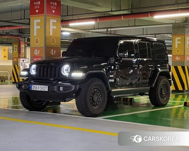 Jeep Wrangler (JL) 2022 Черный из Кореи, фото 3
