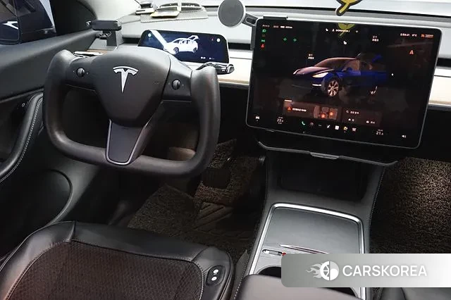 Tesla Model Y 2022 Синий из Кореи, фото 3