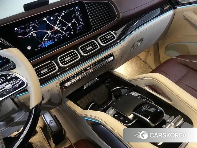 Mercedes-Benz GLS - Class X167 2023 Темно-зеленый из Кореи, фото 3