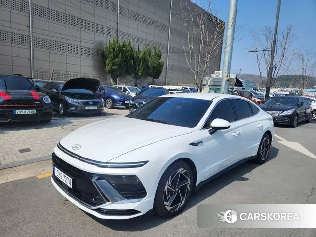 Hyundai Sonata D Edge (DN8) 2025 Жемчужный цвет из Кореи, фото 3