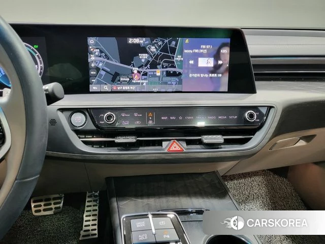 Kia K8 Hybrid 2021 Темно-зеленый из Кореи, фото 3