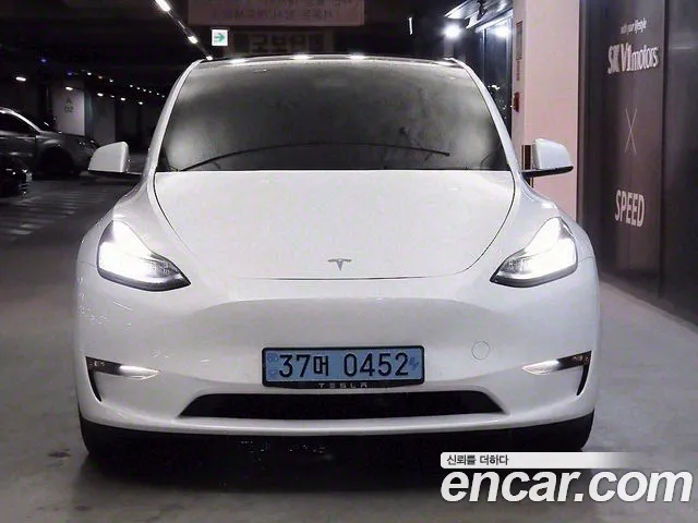 Tesla Model Y 2022 Белый из Кореи, фото 3
