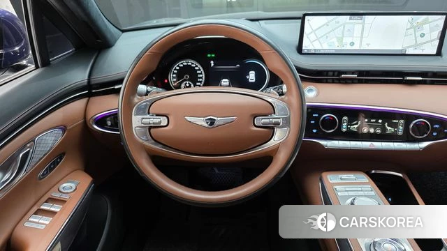 Genesis GV70 2022 Синий из Кореи, фото 3