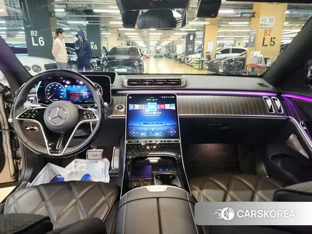 Mercedes-Benz S-Class W223 2024 Черный двухцветный из Кореи, фото 3