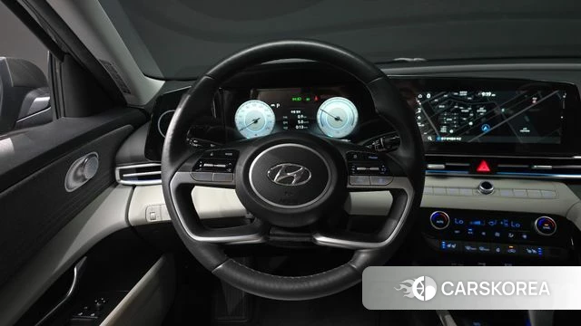 Hyundai Avante Hybrid (CN7) 2023 Серый из Кореи, фото 3