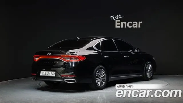 Hyundai Grandeur IG Hybrid 2018 Черный из Кореи, фото 3