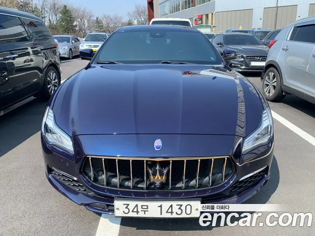Maserati Quattroporte 2018 Синий из Кореи, фото 3