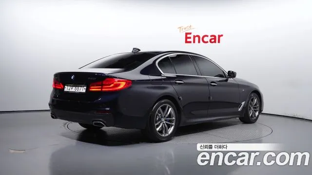 BMW 5 Series (G30) 2018 Черный из Кореи, фото 3