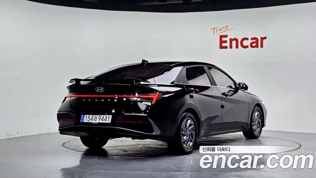 Hyundai The New Avante (CN7) 2023 Черный из Кореи, фото 3