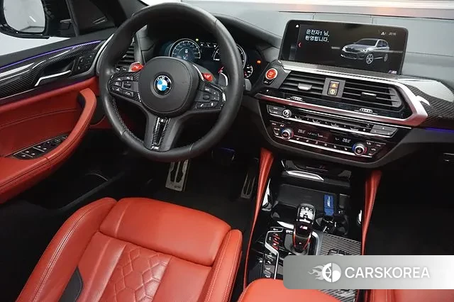 BMW X3M (G01) 2020 Синий из Кореи, фото 3