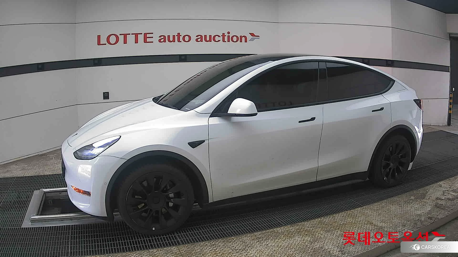 Tesla Model Y Long Range 2022 Pearl White Multi-coat из Кореи, фото 3