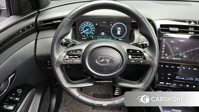 Hyundai Tucson Hybrid (NX4) 2021 Белый из Кореи, фото 3