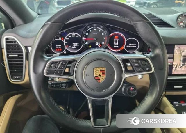 Porsche Cayenne (PO536) 2021 Серый из Кореи, фото 3
