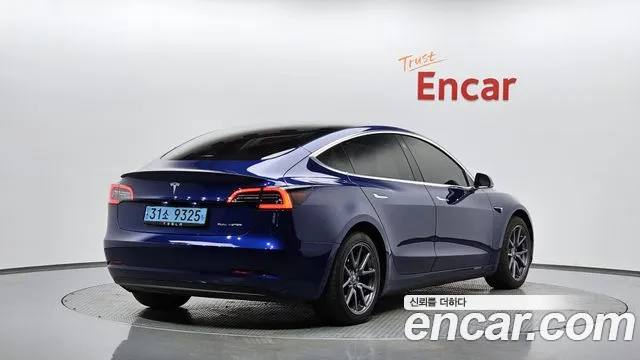 Tesla Model 3 2019 Синий из Кореи, фото 3