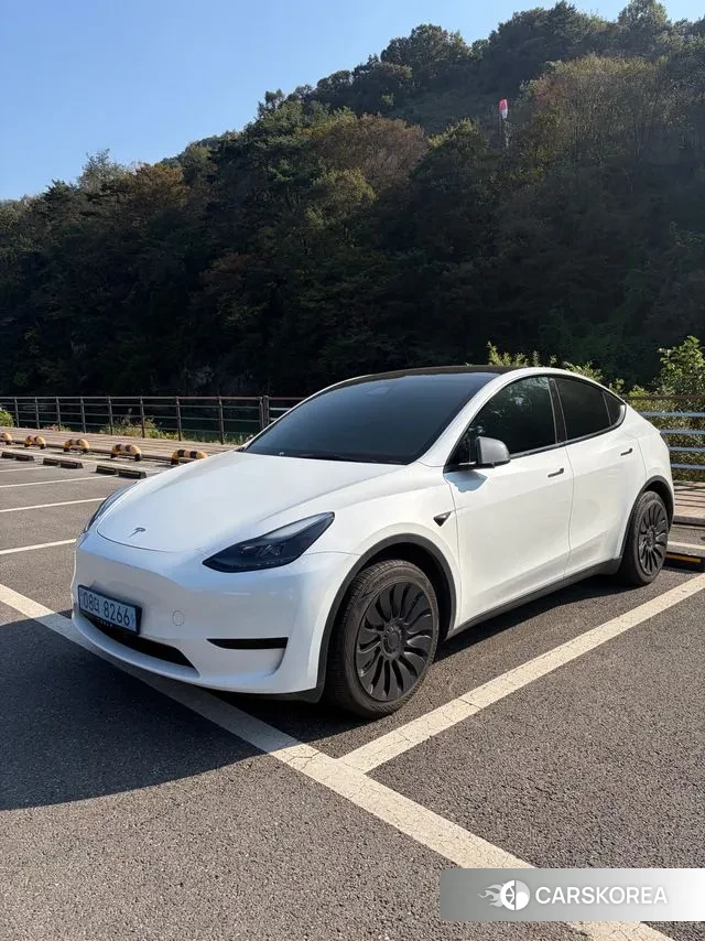Tesla Model Y 2024 Белый из Кореи, фото 3