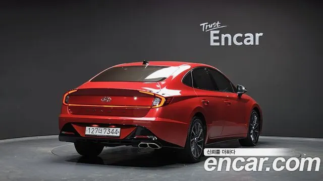 Hyundai Sonata (DN8) 2019 Красный из Кореи, фото 3