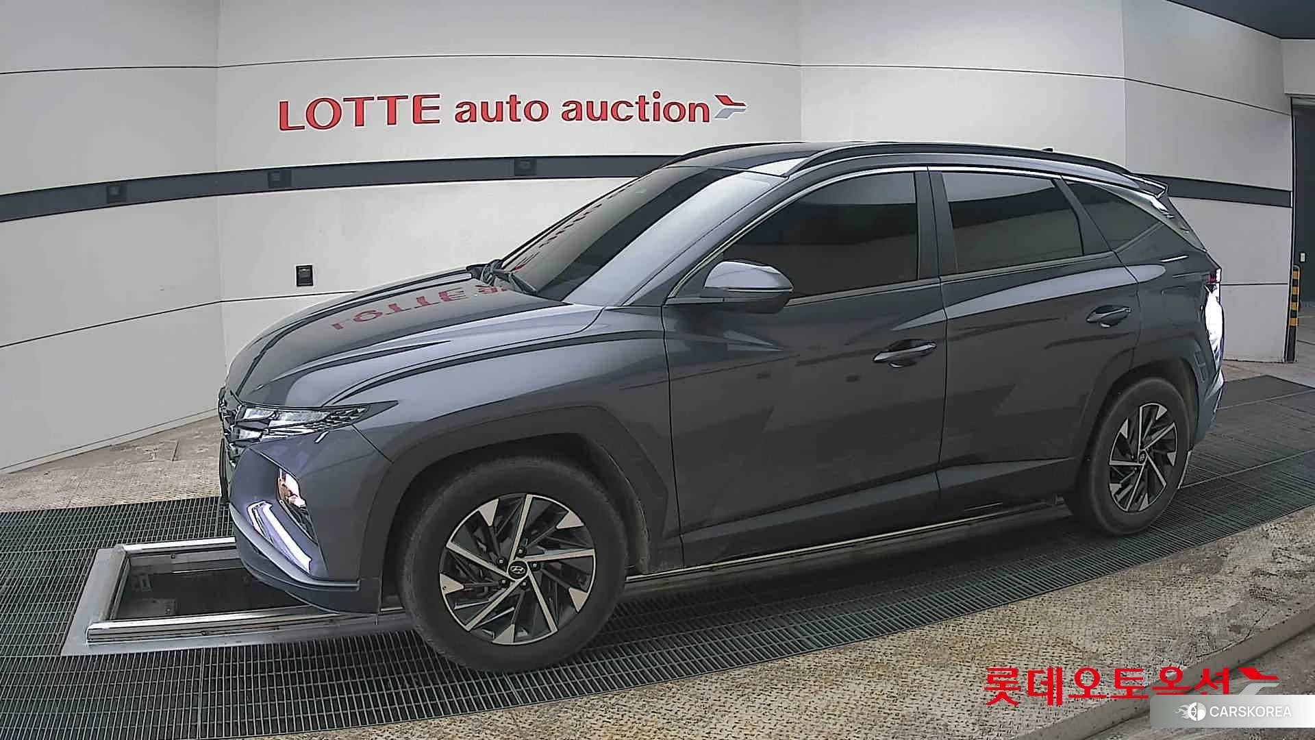 Hyundai Tucson Hybrid 2021 Titan Grey из Кореи, фото 3