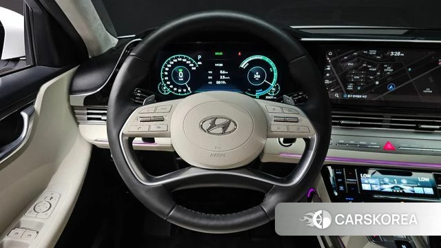 Hyundai The New Grandeur IG Hybrid 2022 Белый из Кореи, фото 3