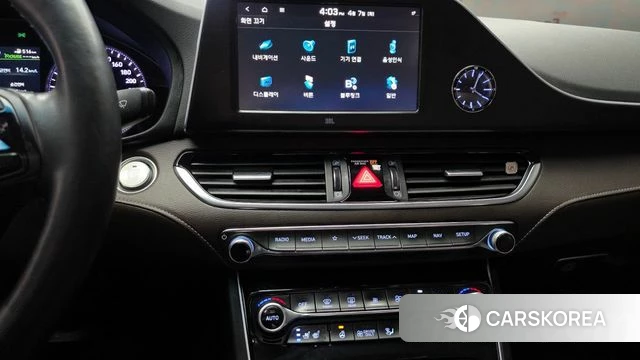 Hyundai Grandeur IG Hybrid 2018 Светло-серебряный цвет из Кореи, фото 3