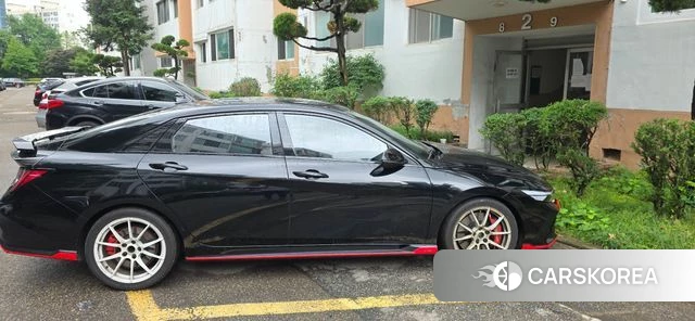 Hyundai The New Avante (CN7) 2024 Черный из Кореи, фото 3