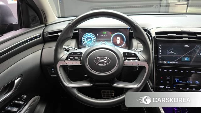 Hyundai Tucson Hybrid (NX4) 2021 Серый из Кореи, фото 3