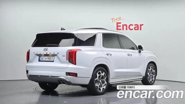 Hyundai Palisade 2022 Белый из Кореи, фото 3