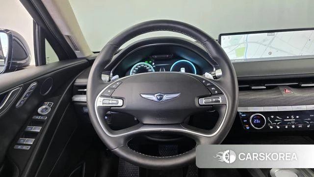 Genesis G80 (RG3) 2022 Темно-зеленый из Кореи, фото 3