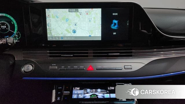 Hyundai The New Grandeur IG Hybrid 2022 Серый из Кореи, фото 3
