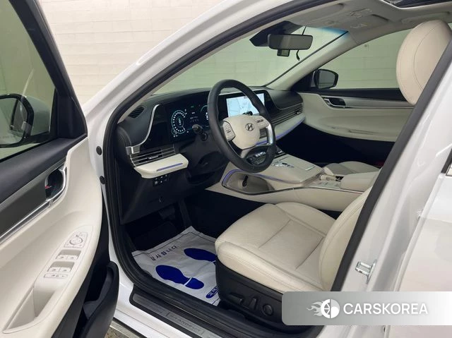 Hyundai The New Grandeur IG Hybrid 2022 Белый из Кореи, фото 3