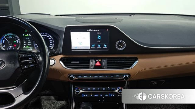 Hyundai Grandeur IG Hybrid 2018 Черный из Кореи, фото 3