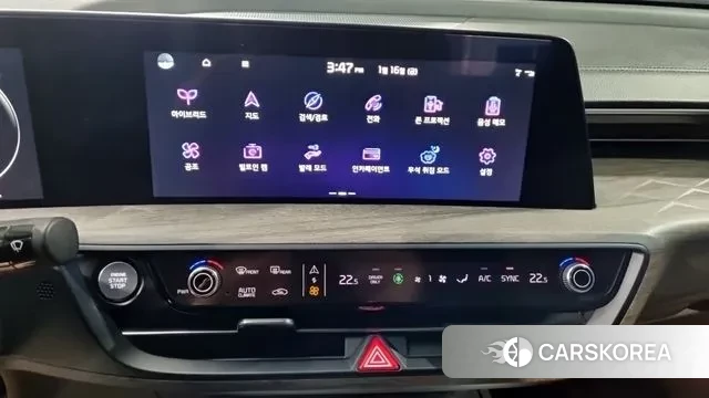 Kia K8 Hybrid 2023 Синий из Кореи, фото 3