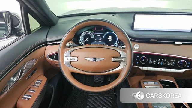 Genesis GV70 2021 Темно-зеленый из Кореи, фото 3