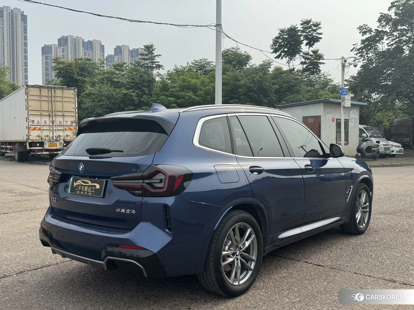 BMW iX3 2021 Синий из Китая, фото 3