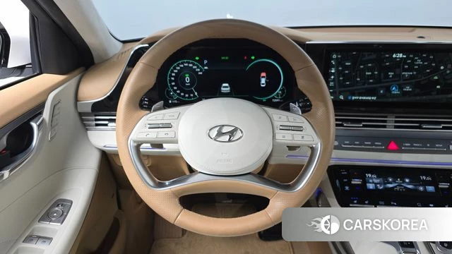 Hyundai The New Grandeur IG Hybrid 2020 Белый из Кореи, фото 3